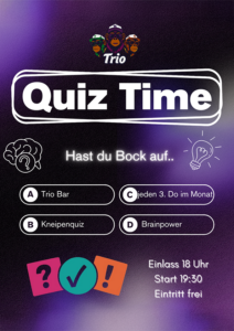 Trio Bar Lemgo | Event | Quiz Time