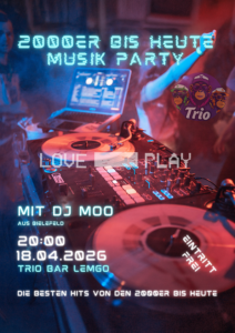 Trio Bar Lemgo | Event | 2000er Party | 18.04.2026