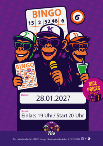 Trio Bar Lemgo | Event | Bingo | 28.01.2027